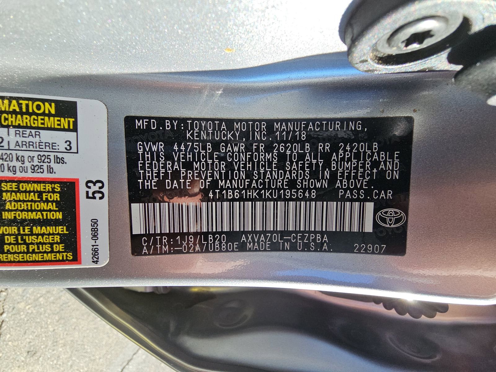 Used 2019 Toyota Camry XSE image 14