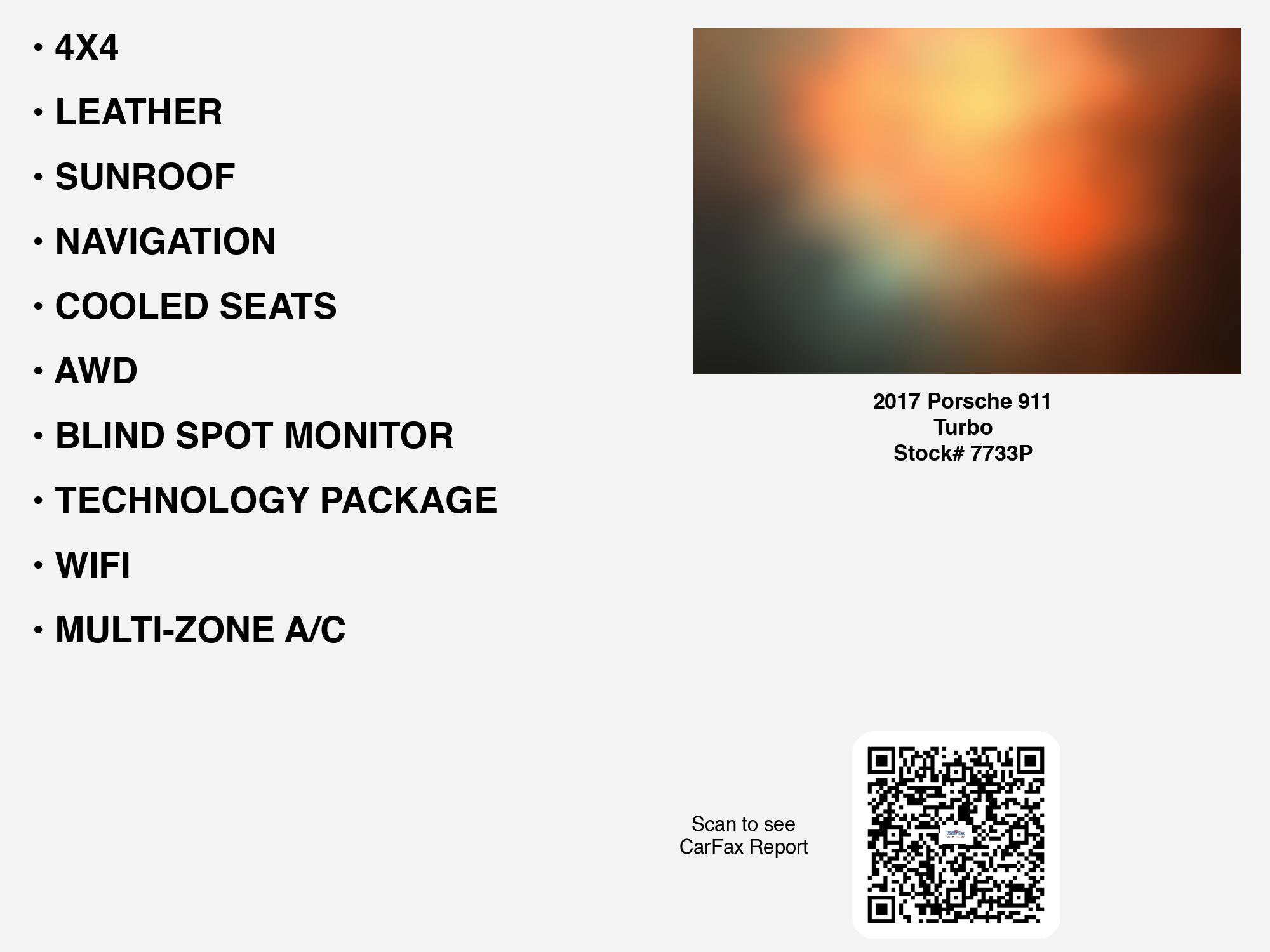 Used 2017 Porsche 911 Turbo image 7