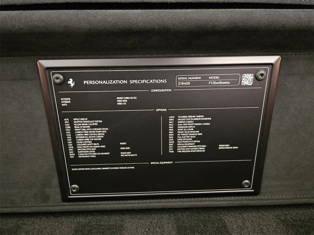 Used 2016 Ferrari F12 Berlinetta image 21