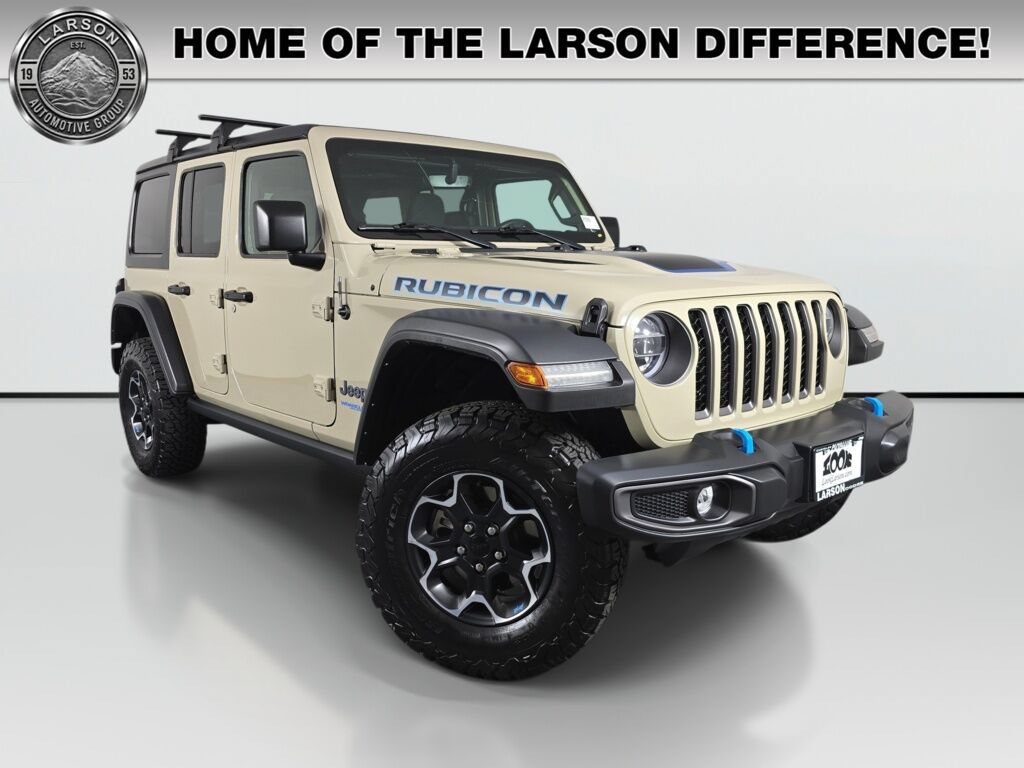 Used 2022 Jeep Wrangler Unlimited Rubicon 4xe w/ Cold Weather Group AWD/4WD image 1