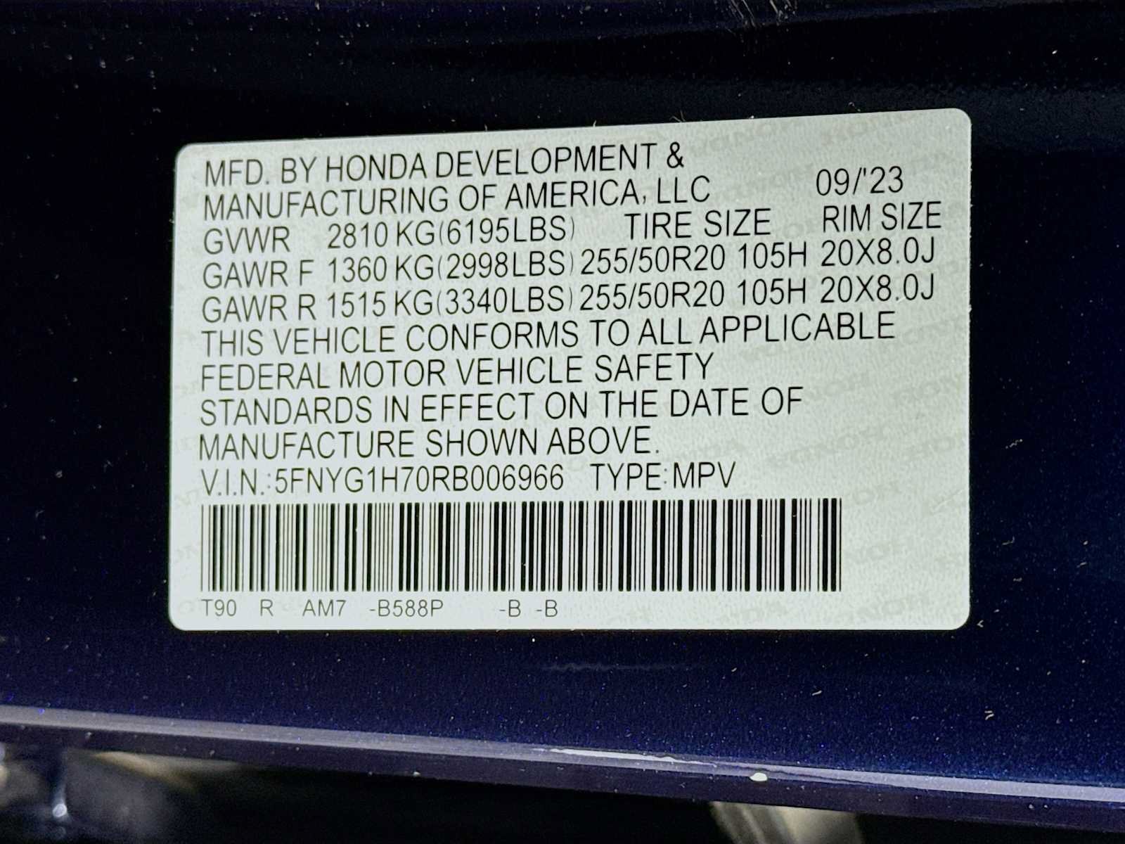Certified 2024 Honda Pilot Touring image 33