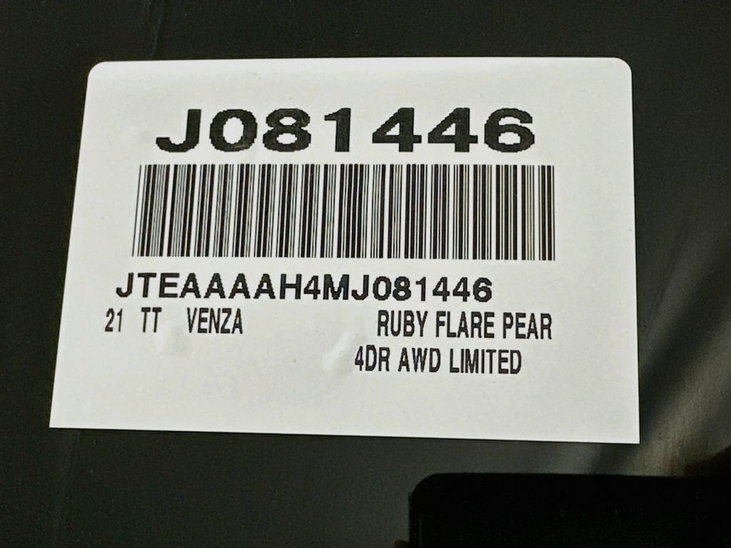 Certified 2021 Toyota Venza Limited w/ Advanced Technology Package image 22