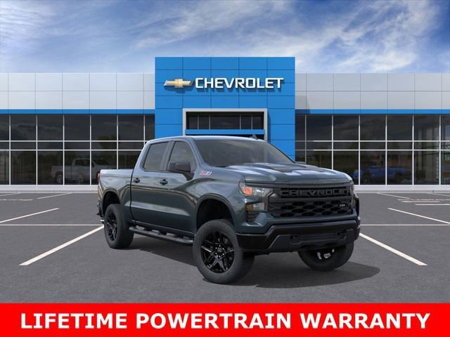 New 2026 Chevrolet Silverado 1500 Custom Trail Boss w/ Turbomax Blackout Package