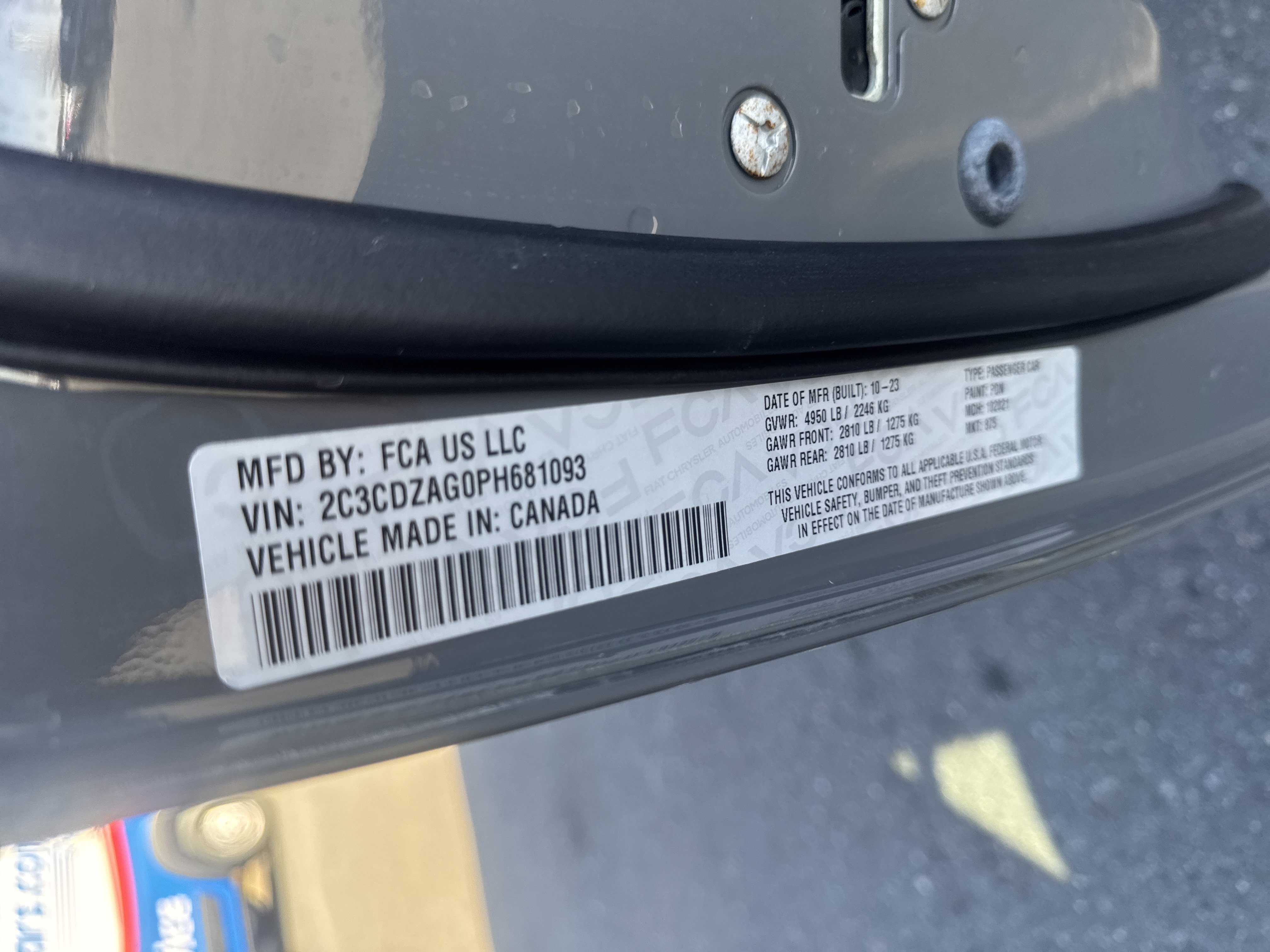 Certified 2023 Dodge Challenger SXT w/ Blacktop Package image 37