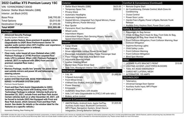 Used 2022 Cadillac XT5 Premium Luxury image 11