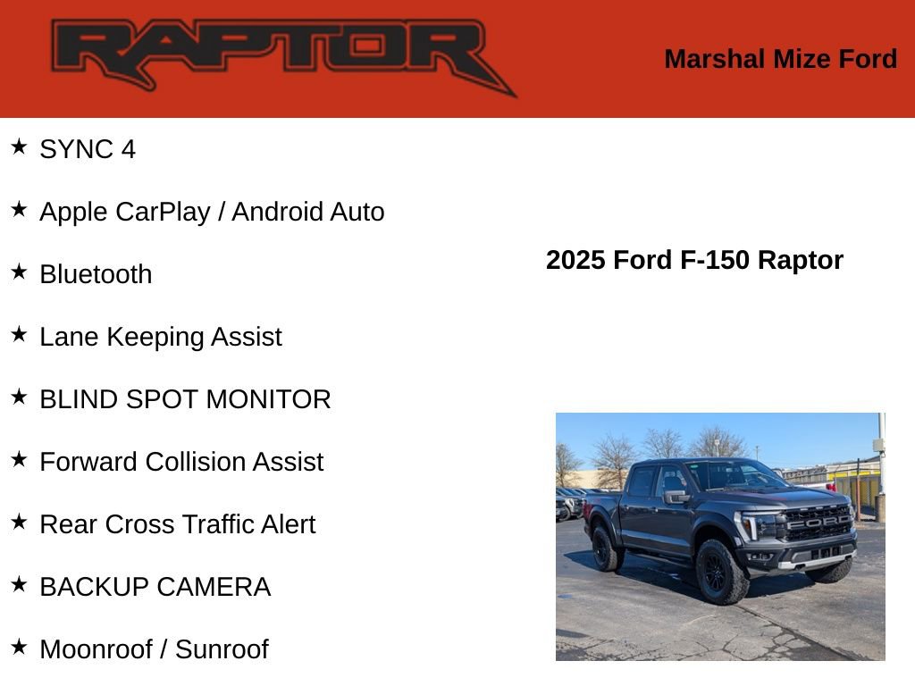 New 2025 Ford F150 Raptor image 2