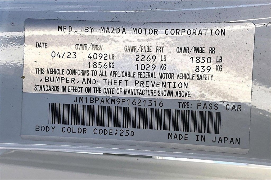 Certified 2023 MAZDA MAZDA3 s image 16