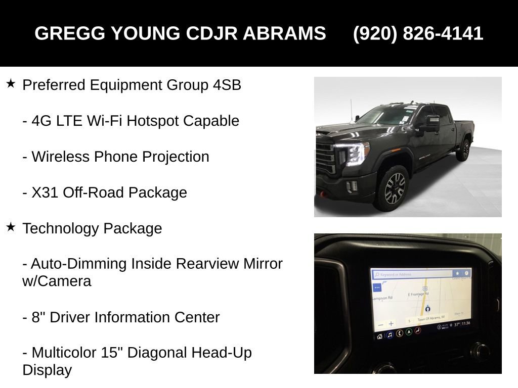 Used 2021 GMC Sierra 3500 AT4 w/ AT4 Preferred Package image 37