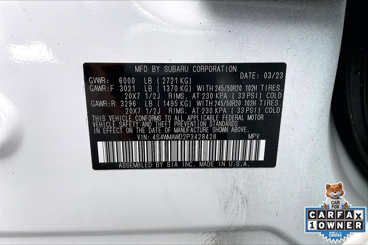 Certified 2023 Subaru Ascent Touring AWD/4WD image 32