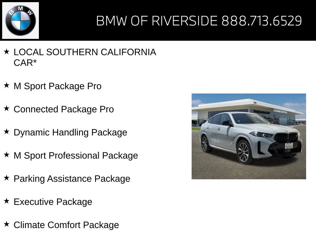 Certified 2024 BMW X6 M60i w/ Dynamic Handling Package AWD/4WD image 15