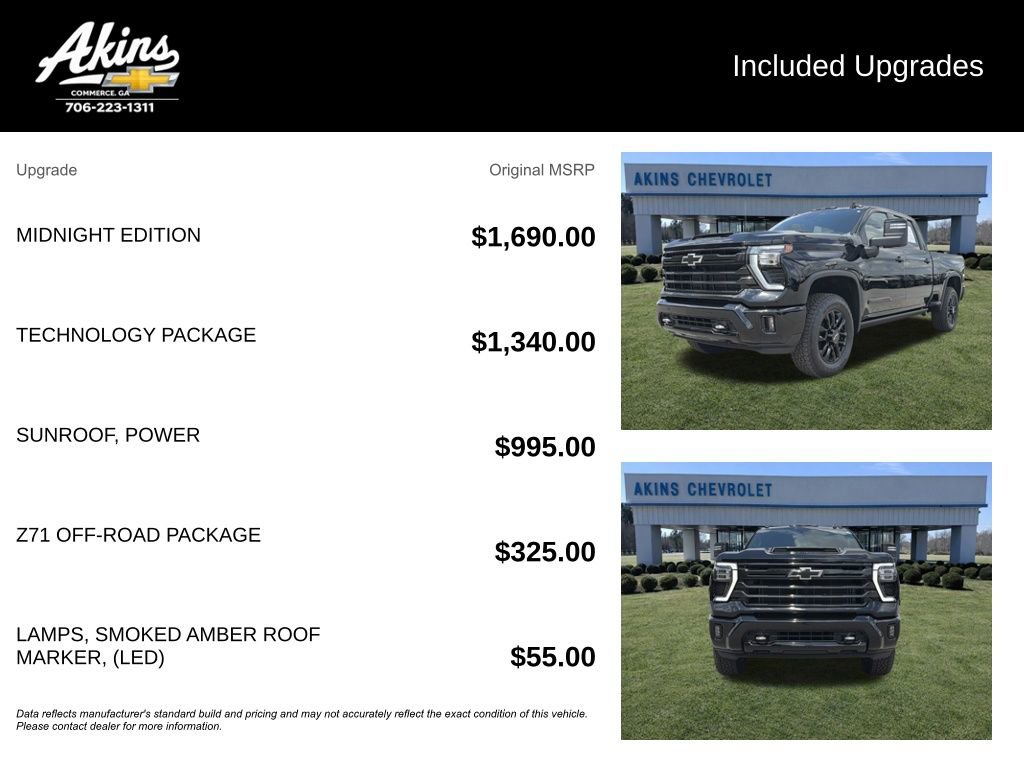 Certified 2025 Chevrolet Silverado 2500 High Country w/ Midnight Edition AWD/4WD image 2