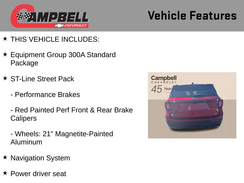 Used 2025 Ford Explorer ST-Line w/ ST-Line Street Pack AWD/4WD image 5