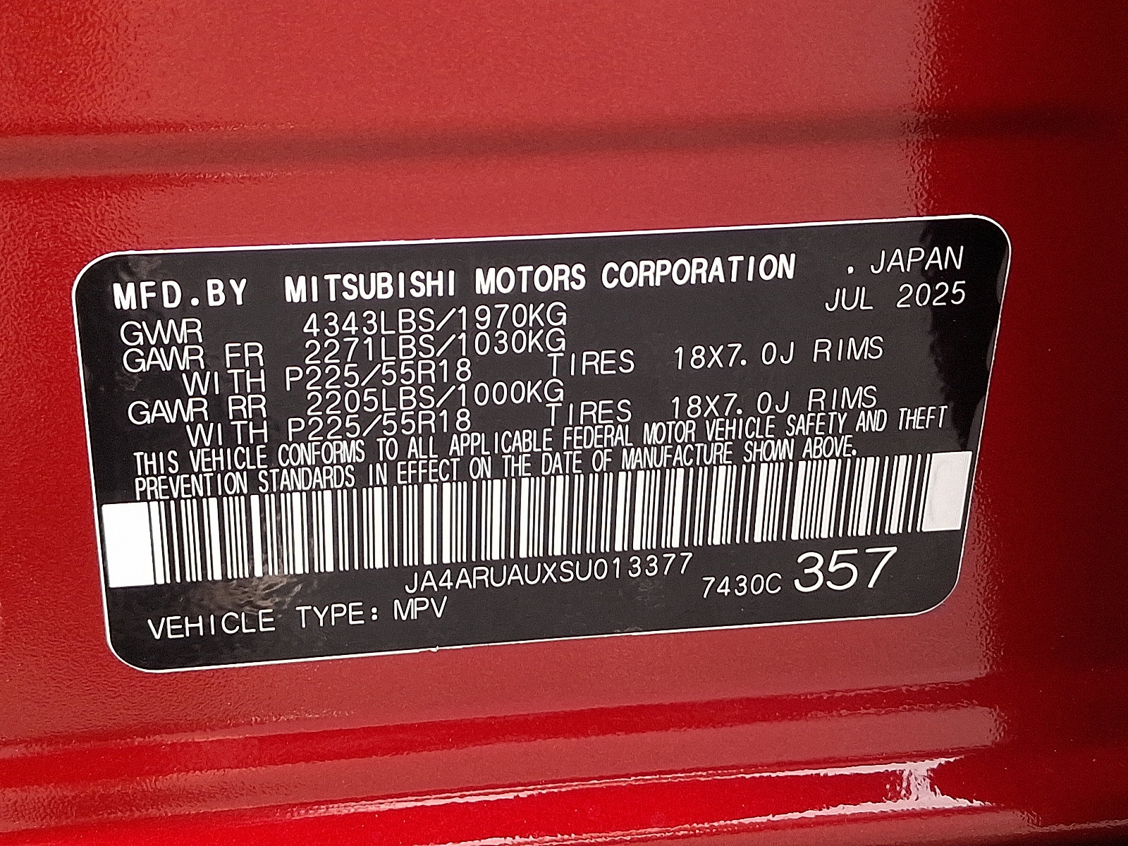 New 2025 Mitsubishi Outlander Sport LE image 20