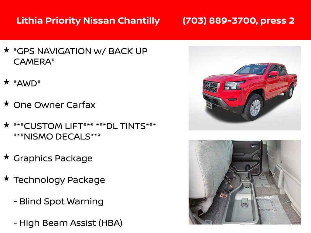 Certified 2022 Nissan Frontier SV w/ Technology Package image 6
