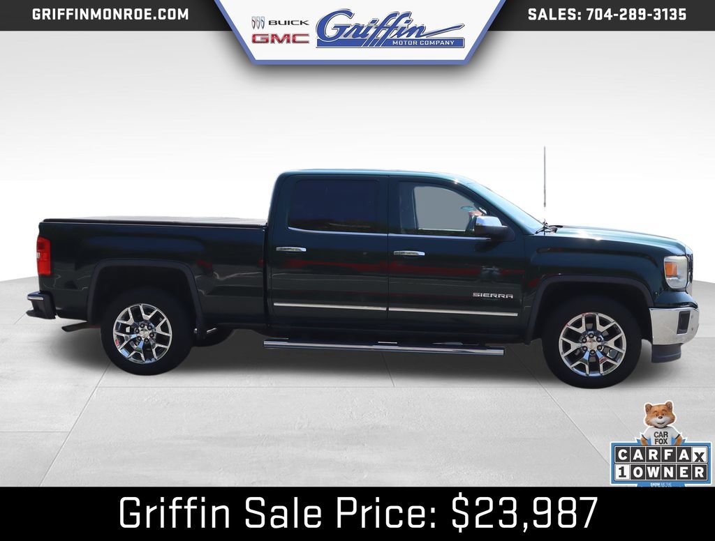 Used 2014 GMC Sierra 1500 SLT w/ SLT Crew Cab Value Package RWD image 7