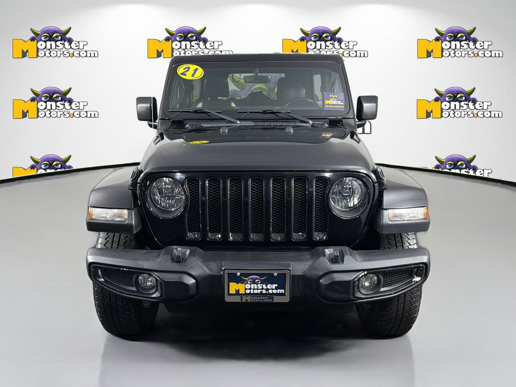 Used 2021 Jeep Wrangler Unlimited Sahara w/ Uconnect 4C Nav & Sound Group image 2