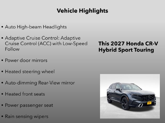 New 2027 Honda CR-V Sport Touring image 32