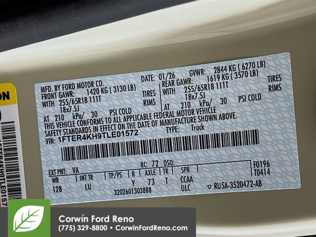 New 2026 Ford Ranger Lariat w/ FX4 Off-Road Package image 31