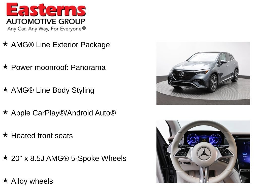 Used 2023 Mercedes-Benz EQE 350+ SUV w/ AMG Line Exterior Package image 11