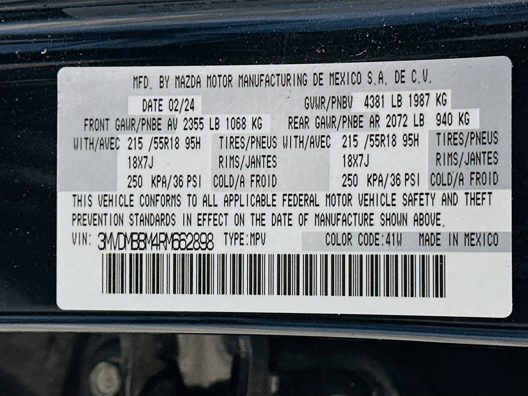 Used 2024 MAZDA CX-30 AWD 2.5 S w/ Select Sport Pkg image 12