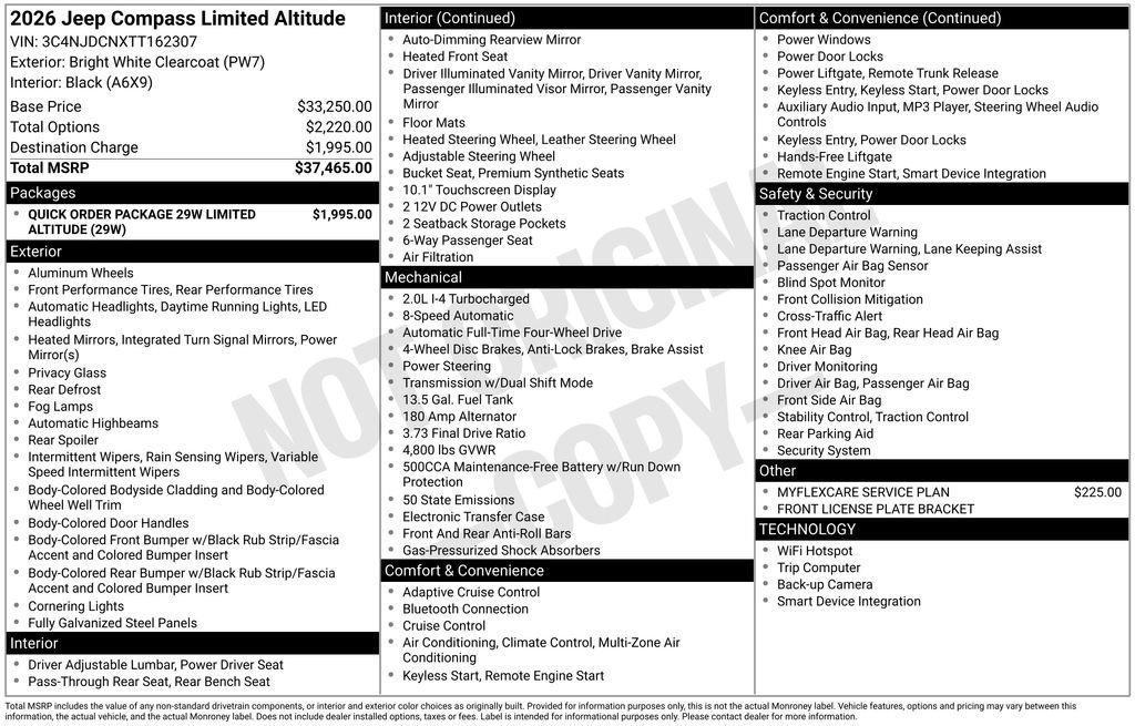 New 2026 Jeep Compass Limited image 5