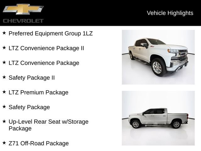 Used 2019 Chevrolet Silverado 1500 LTZ w/ LTZ Premium Package AWD/4WD image 5
