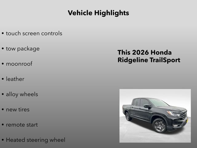 New 2026 Honda Ridgeline TrailSport image 15