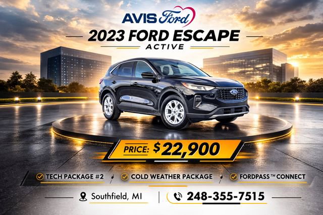 Certified 2023 Ford Escape Active w/ Tech Pack #2