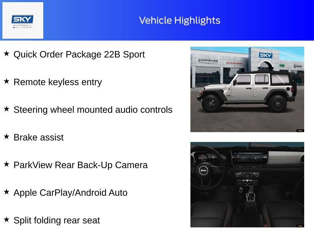 New 2025 Jeep Wrangler Sport image 11