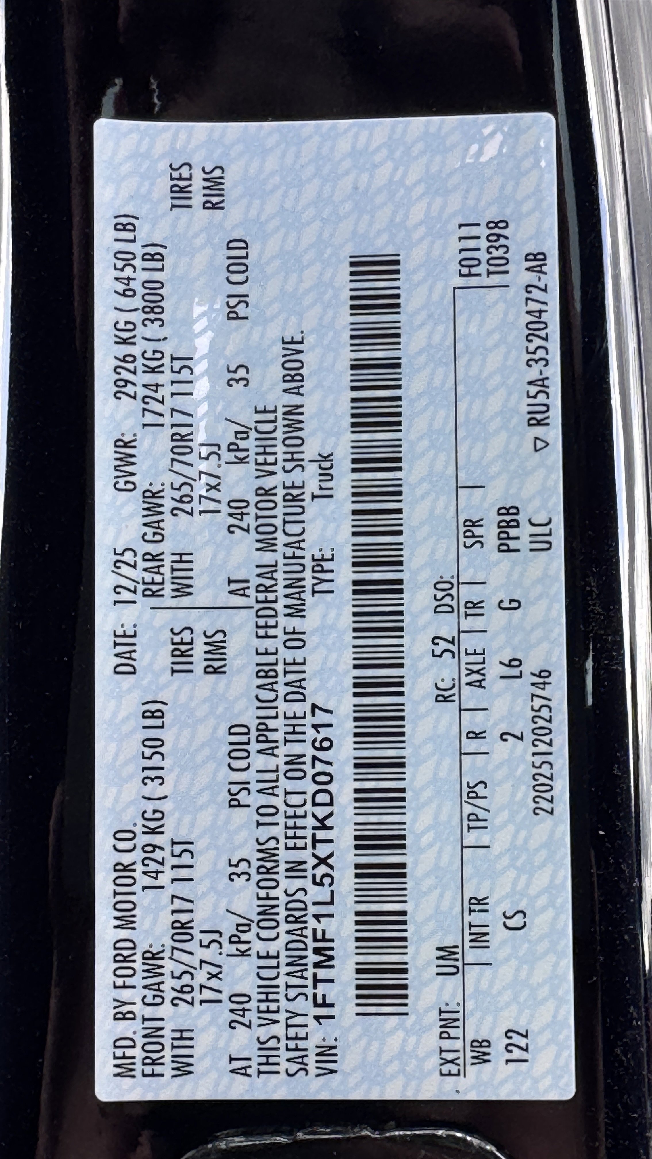 New 2026 Ford F150 XL AWD/4WD image 13