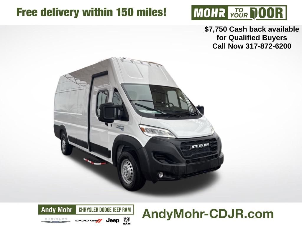 New 2024 RAM ProMaster 3500 w/ Delivery Van Package