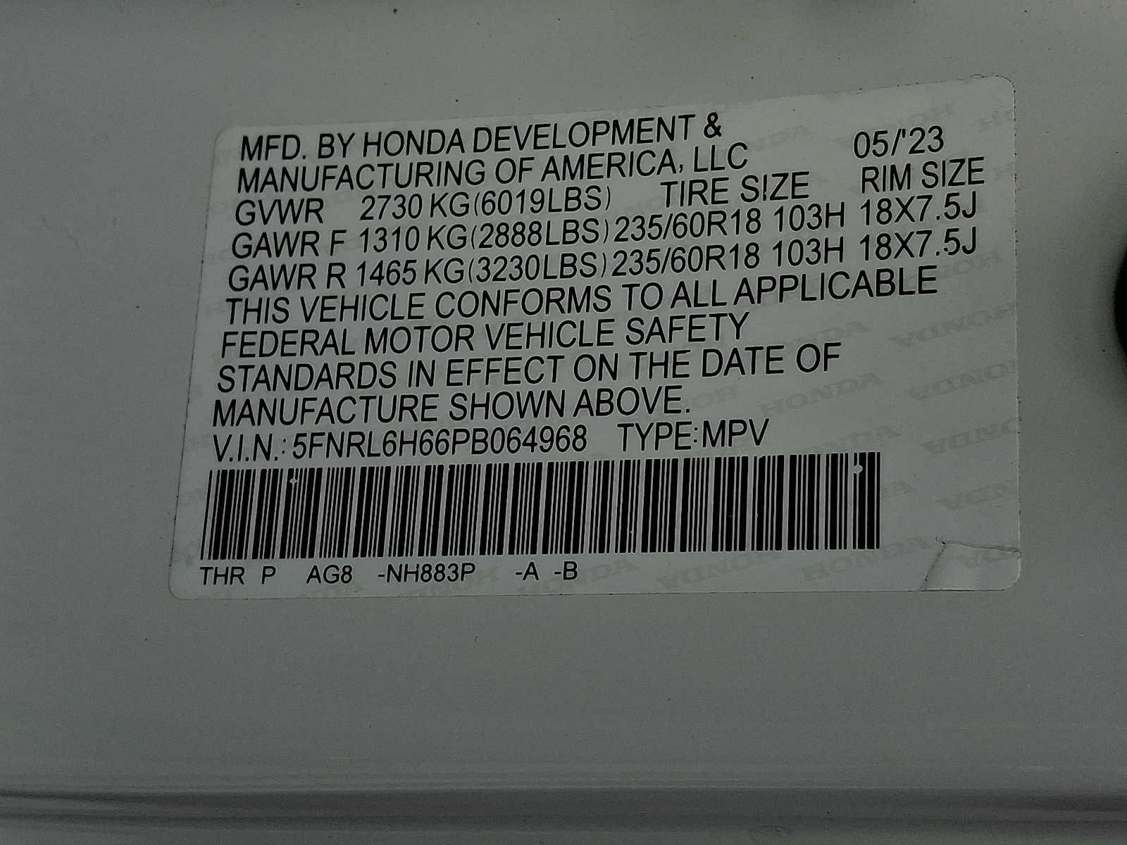 Used 2023 Honda Odyssey EX-L image 27