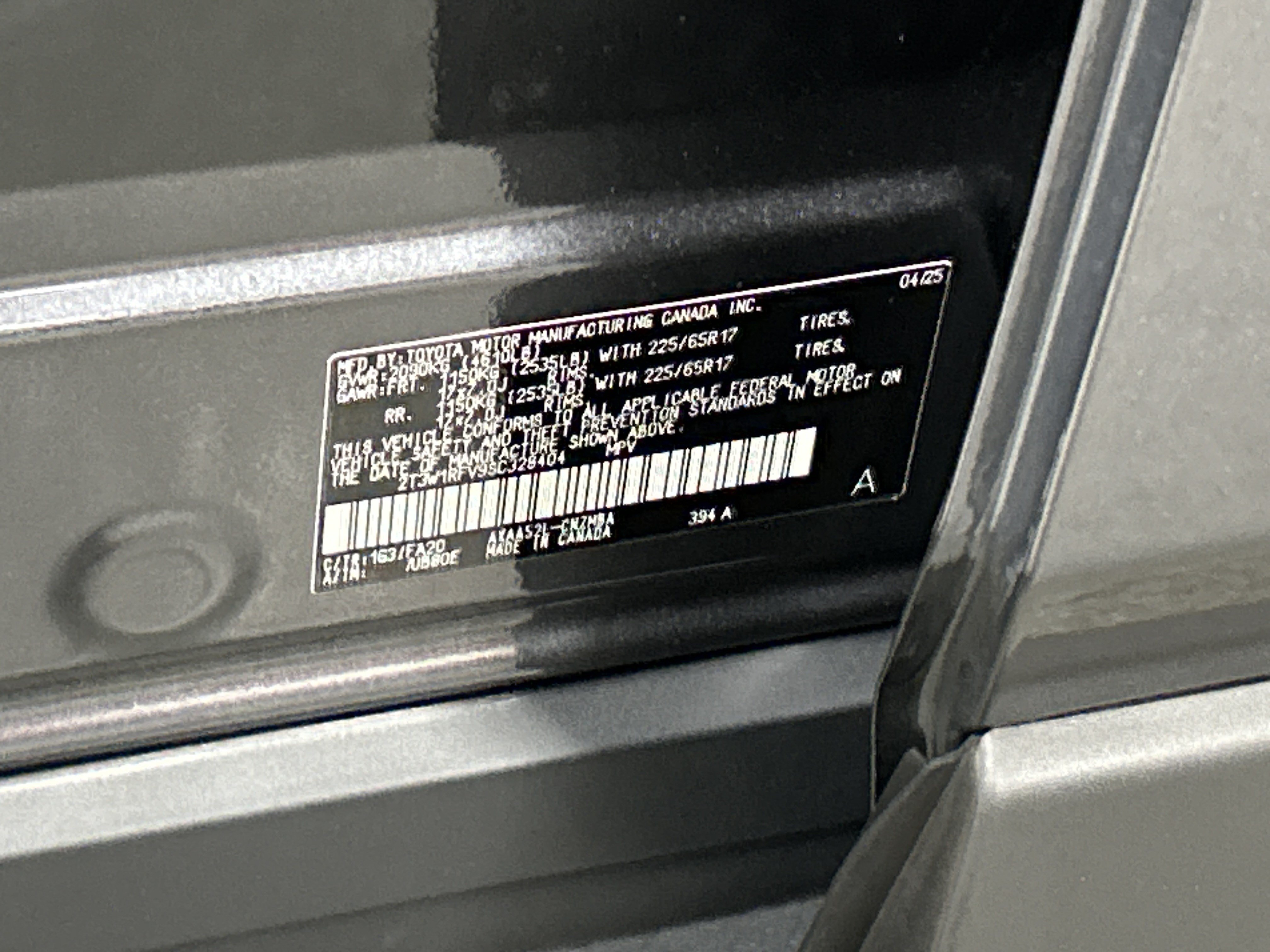 Certified 2025 Toyota RAV4 XLE w/ Convenience Package FWD image 33