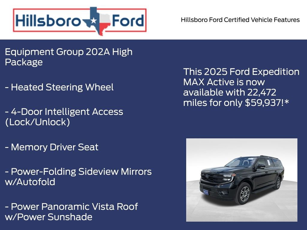 Certified 2025 Ford Expedition Max Active AWD/4WD image 13
