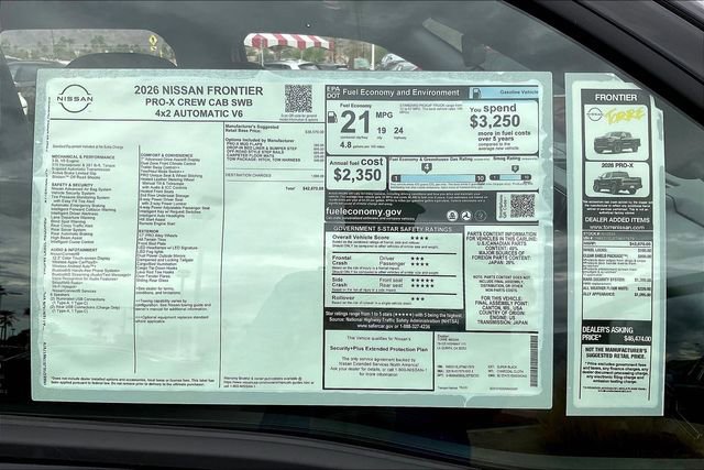New 2026 Nissan Frontier Pro-X w/ Tow Package image 17