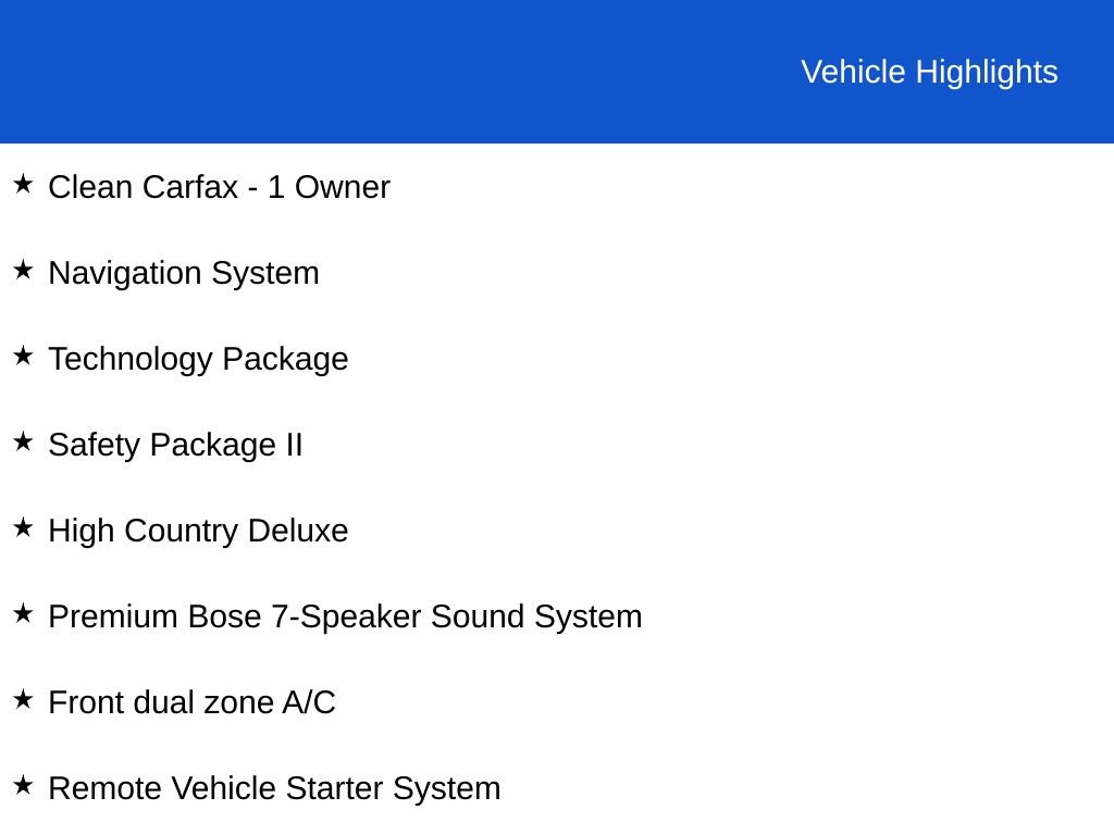 Used 2022 Chevrolet Silverado 1500 High Country w/ Technology Package image 3