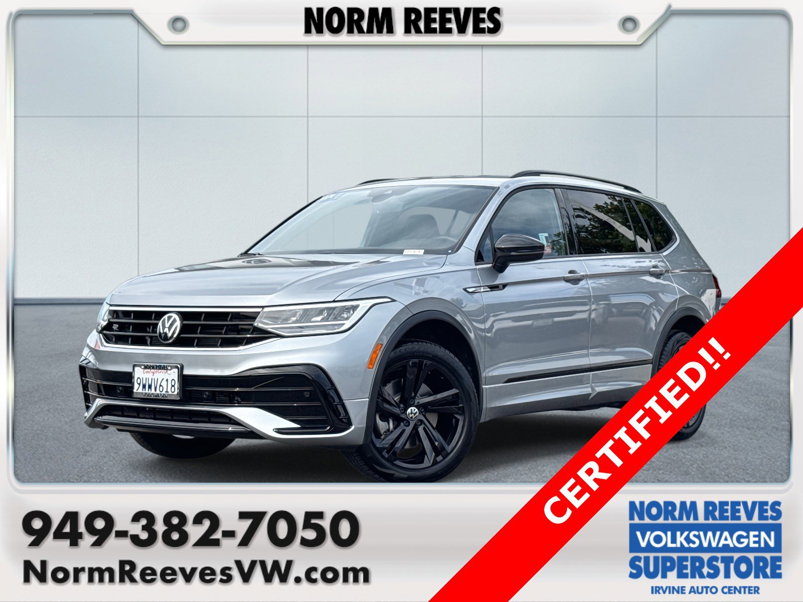 Certified 2024 Volkswagen Tiguan SE R-Line
