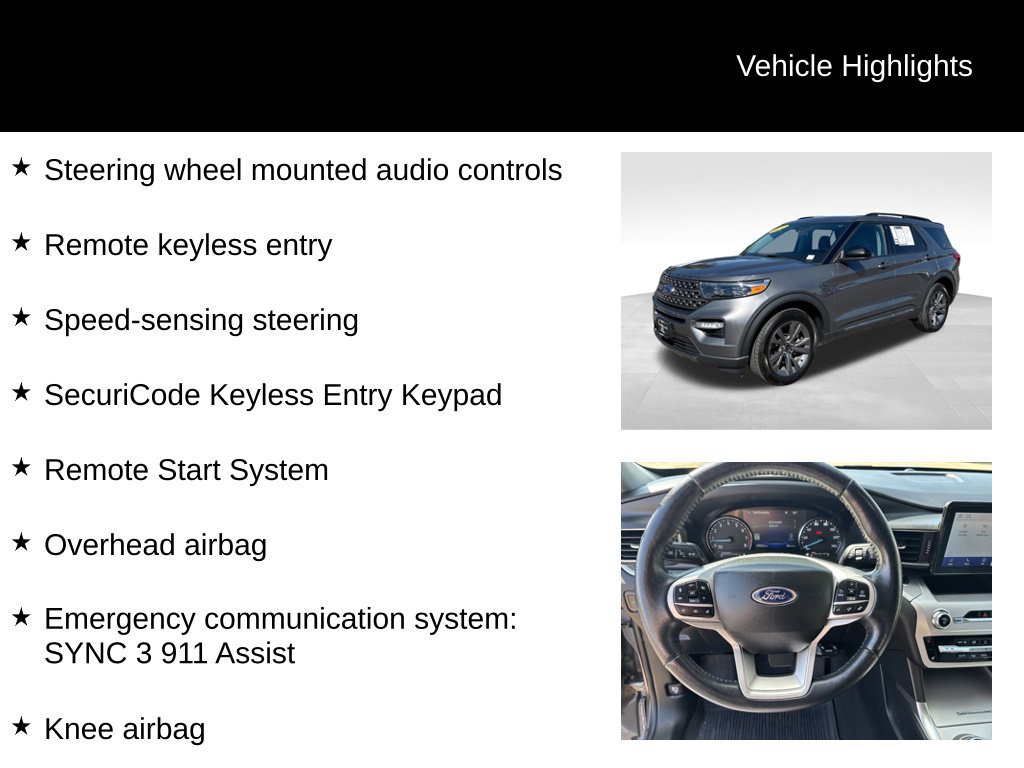 Used 2022 Ford Explorer XLT w/ XLT Sport Appearance Package AWD/4WD image 16