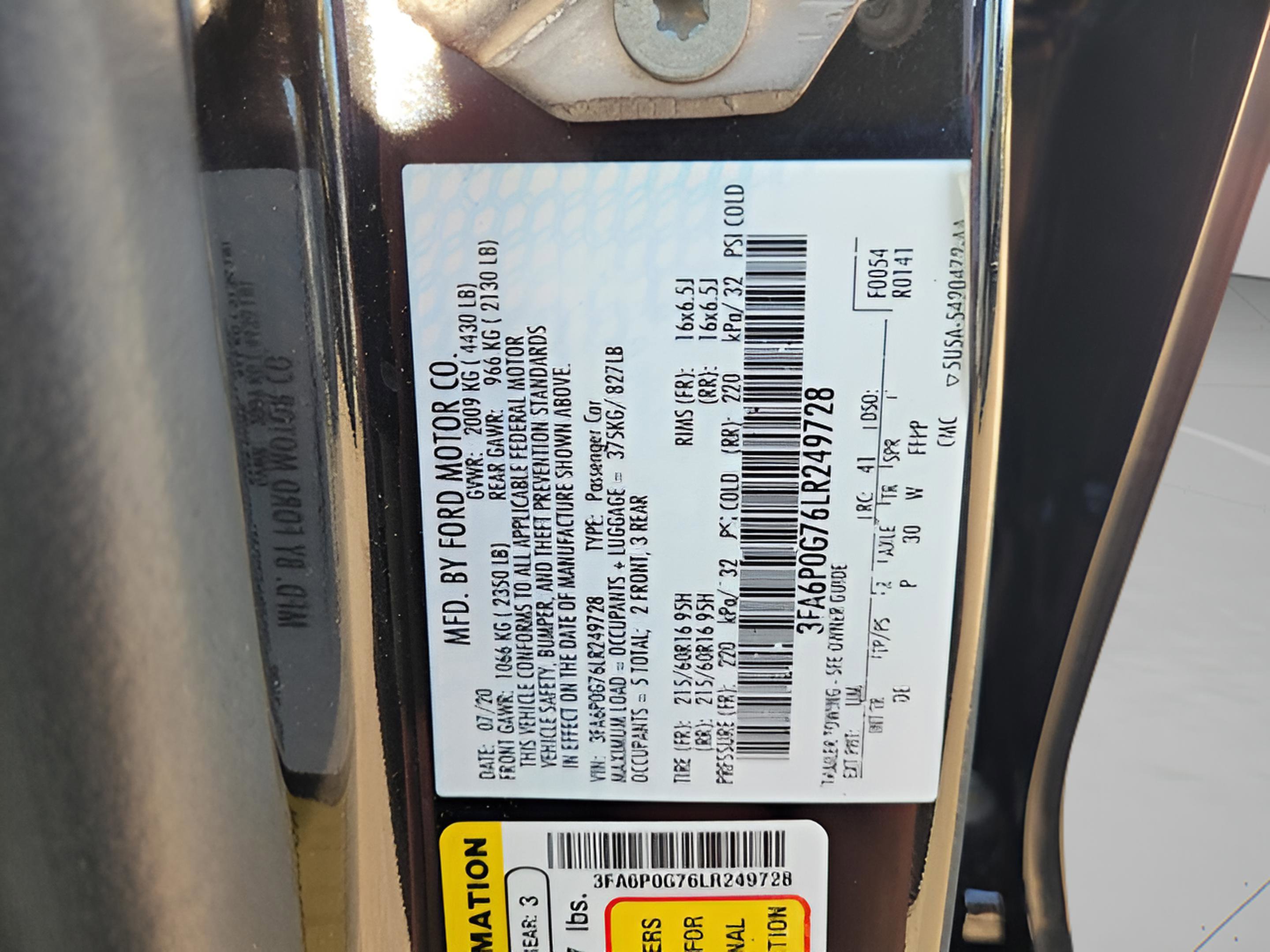 Used 2020 Ford Fusion S image 18