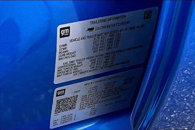 New 2026 Chevrolet Silverado 1500 Custom w/ LPO, Dark Essentials Package image 8