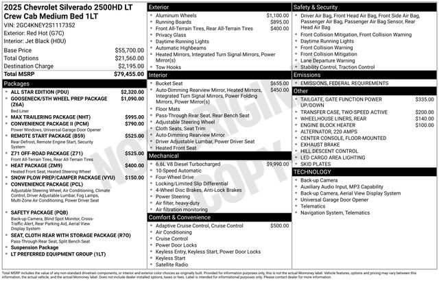 New 2025 Chevrolet Silverado 2500 LT w/ All Star Edition image 4