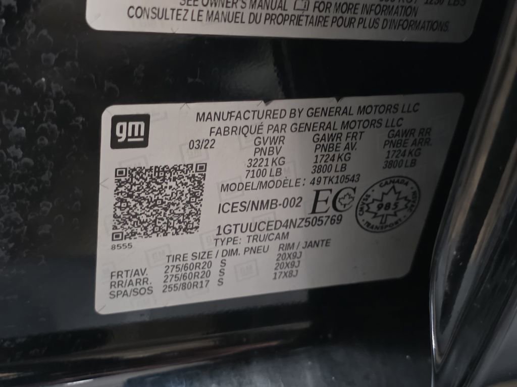 Used 2022 GMC Sierra 1500 Elevation image 35
