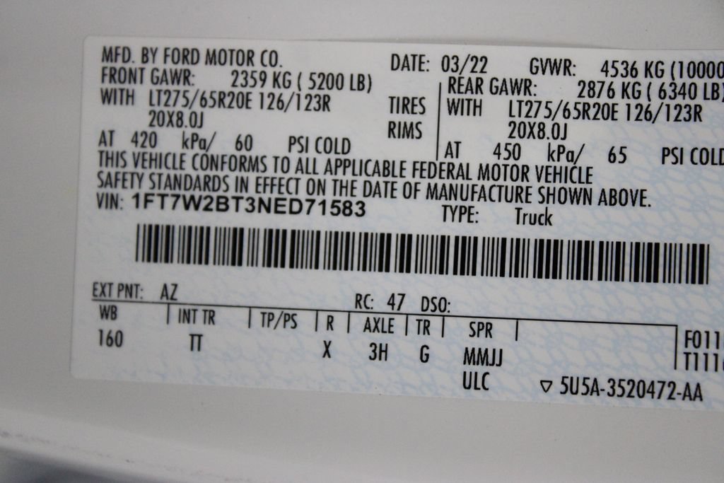 Certified 2022 Ford F250 Limited AWD/4WD image 35
