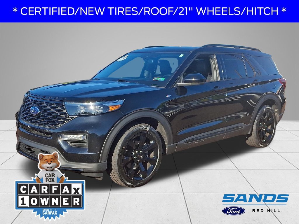 Certified 2024 Ford Explorer ST-Line w/ Class IV Trailer Tow Package AWD/4WD 360° Tour