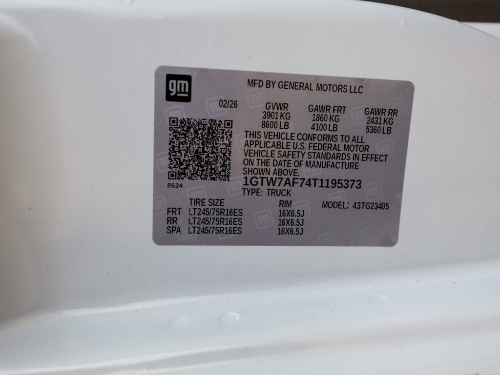 New 2026 GMC Savana 2500 w/ Driver Convenience Package image 26