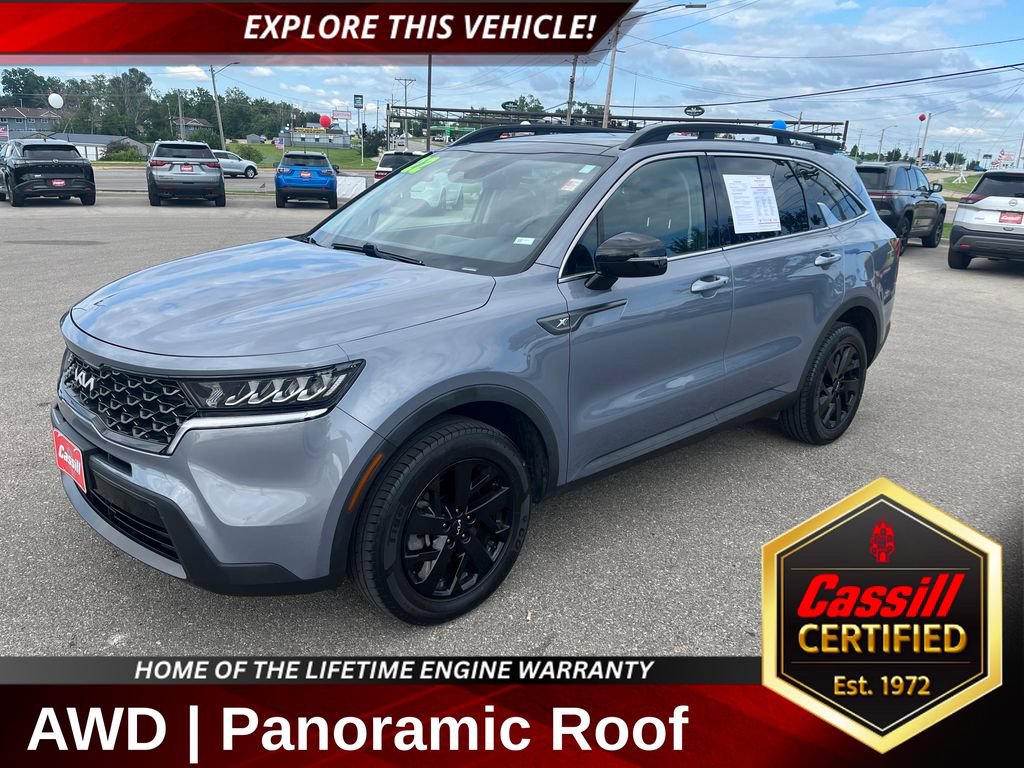 Used 2022 Kia Sorento S w/ Panoramic Sunroof Package