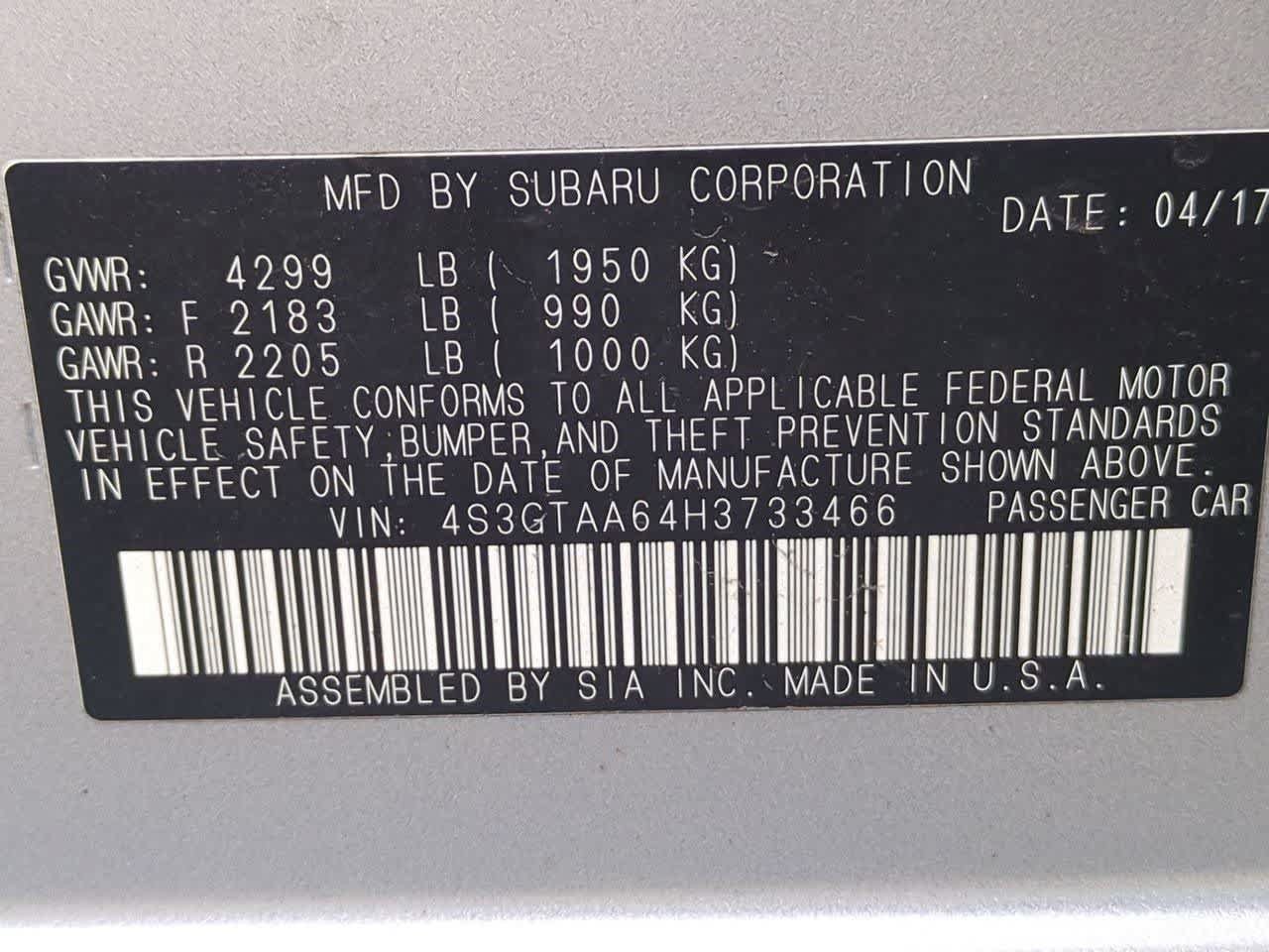 Used 2017 Subaru Impreza 2.0i AWD/4WD image 33
