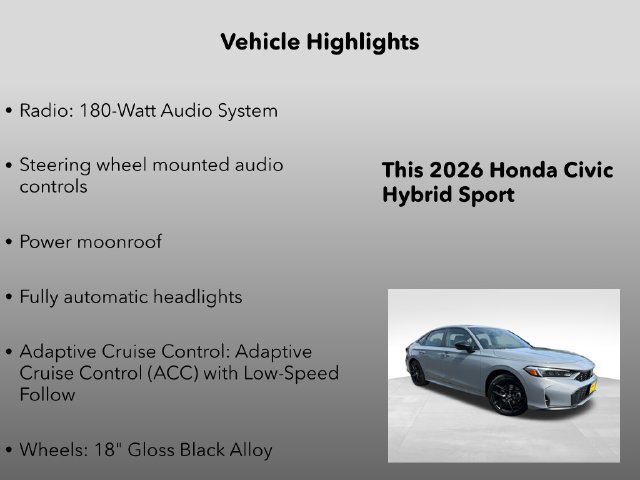 New 2026 Honda Civic Sport image 5