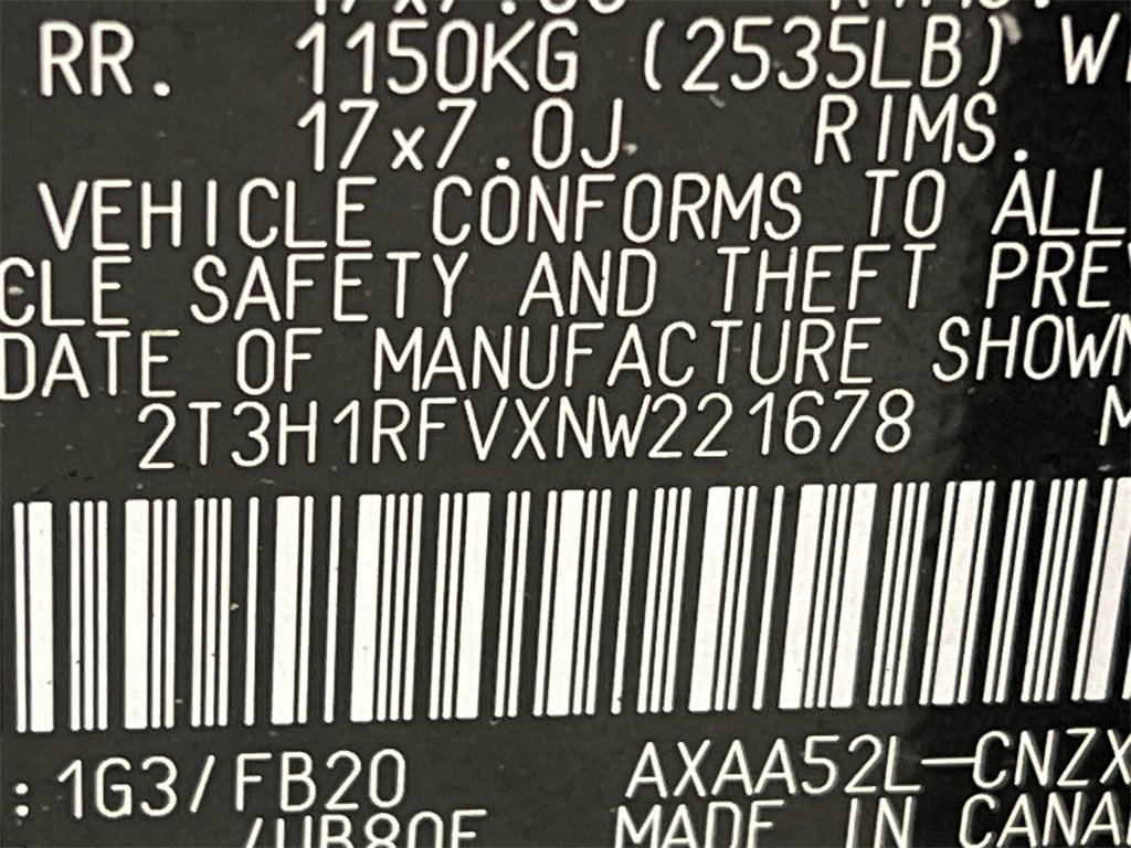 Used 2022 Toyota RAV4 LE image 30