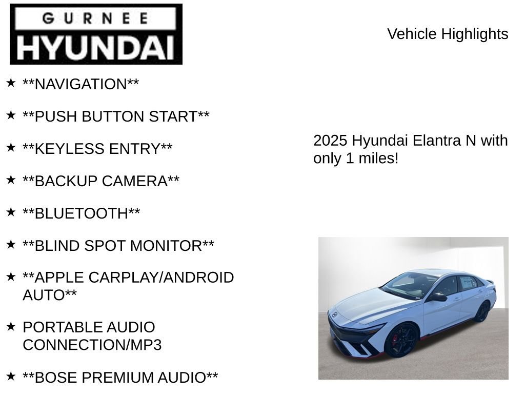 New 2025 Hyundai Elantra N image 7
